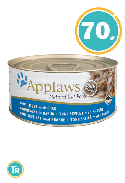 Imagen de LATA APPLAWS FILETE DE ATÚN CON CANGREJO