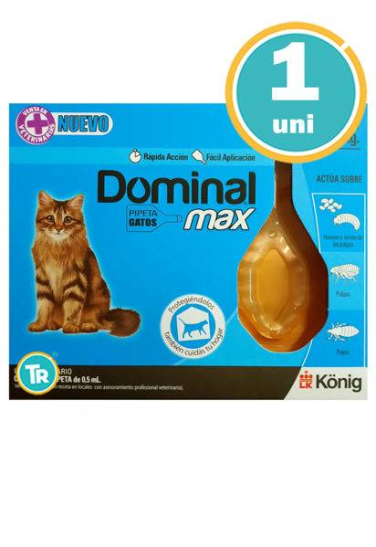 Imagen de Pipeta Dominal Max Gatos +4 Kg