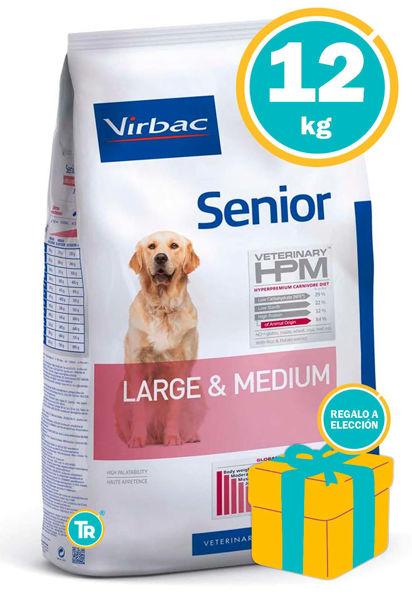 Imagen de Alimento HPM Virbac Perro Senior Razas Grandes 12 kg
