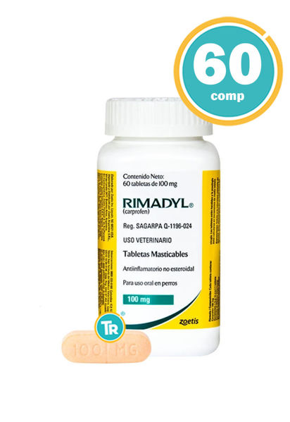 Imagen de RIMADYL Antiinflamatorio No esteroideo x 60 comp
