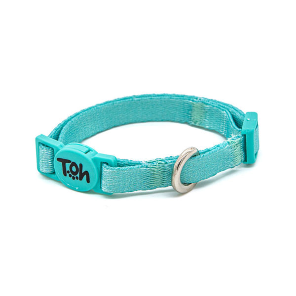 Imagen de COLLAR PARA GATO TOH TALLE UNICO TURQUESA
