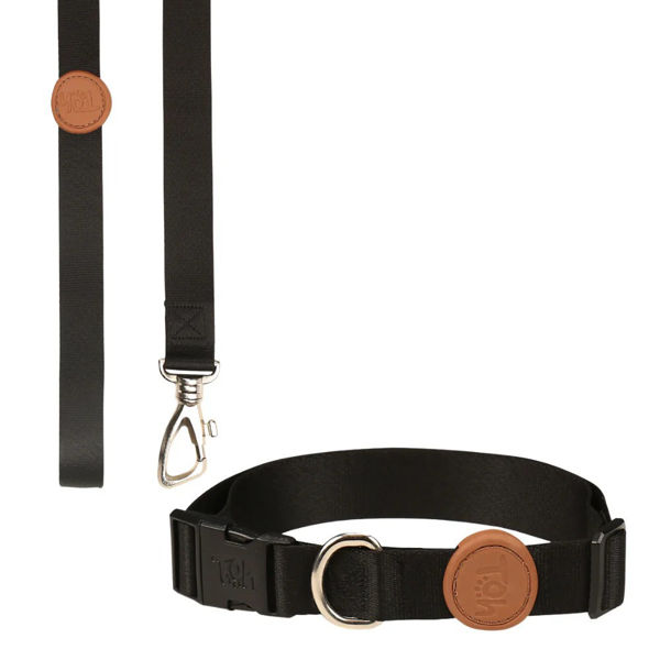 Imagen de COLLAR + CORREA TOH TALLE L NEGRO