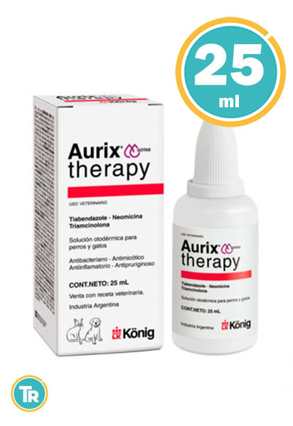 Imagen de AURIX THERAPY 25ML - Solución Otodérmica Para Perros Y Gatos