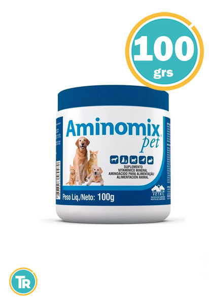 Imagen de AMINOMIX PET 100gr Suplemento Vitamínico Mineral . C/snack