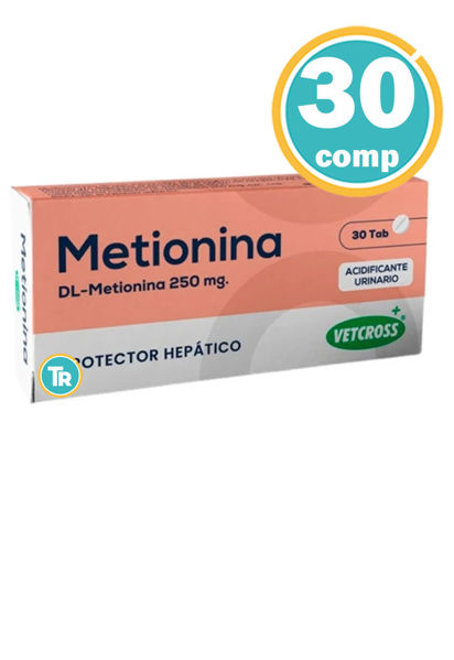Imagen de VETCROSS METIONINA Protector Hepatico 30 Comprimidos