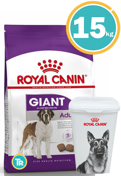Imagen de ROYAL CANIN Adulto Raza Grandes y Gigantes 15 kg + Contenedor