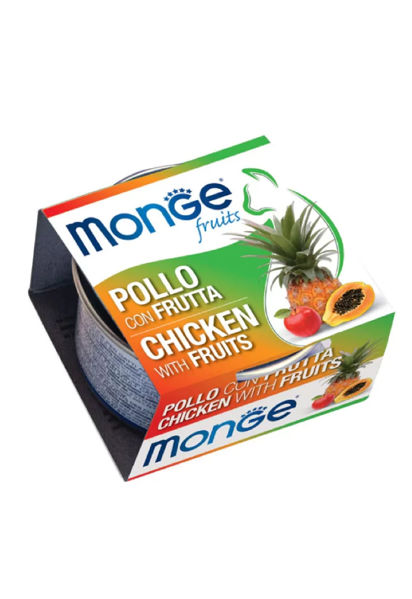Imagen de PATE MONGE Cat Chicken With Fruits 80gr
