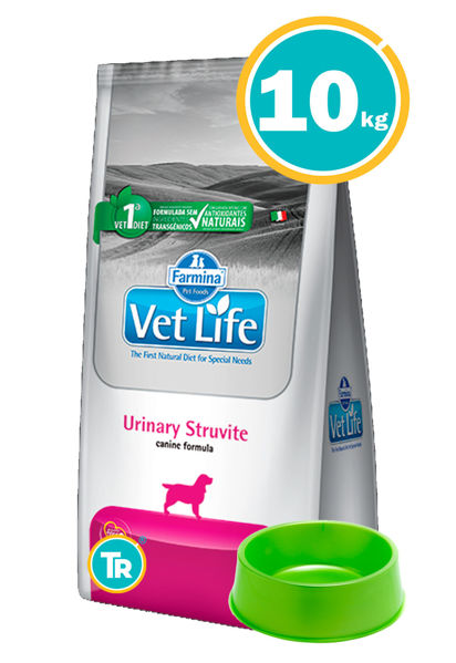 Imagen de VET LIFE Perro Adulto Urinary Struvite 10 Kg + Comedero