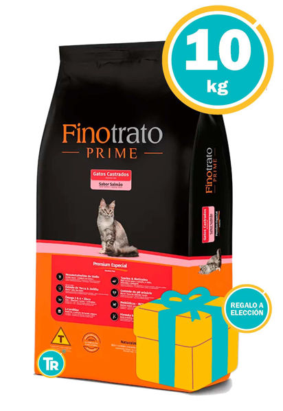 Imagen de FINOTRATO Alimento Gato Castrado Salmon 10,1kg