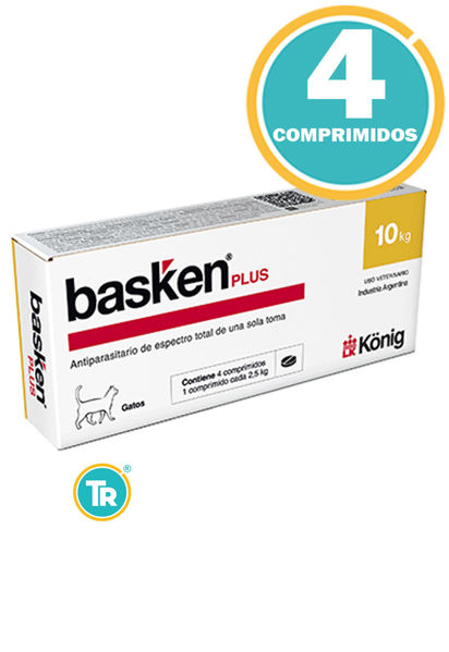 Imagen de ANTIPARASITARIO BASKEN Gatos Plus 2,5 kg