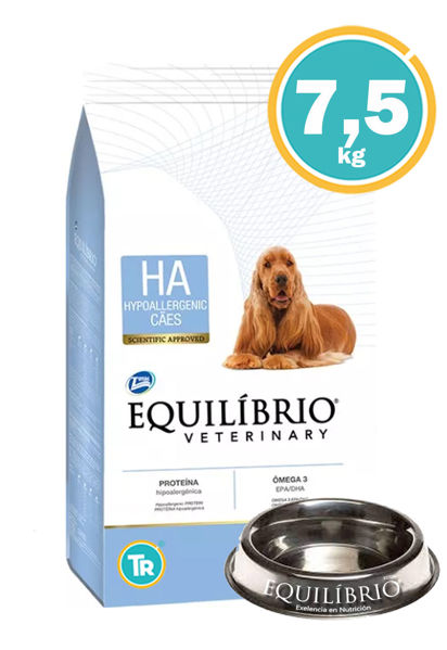 Imagen de EQUILIBRIO Canine Hypoalergenic 7,5 kg + Comedero