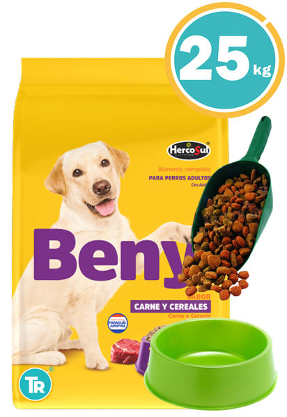 Imagen de BENY PERRO ADULTO 25KG + Pala dosificadora + Comedero