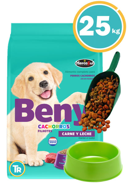Imagen de BENY PERRO CACHORRO 25KG + Pala dosificadora + Comedero