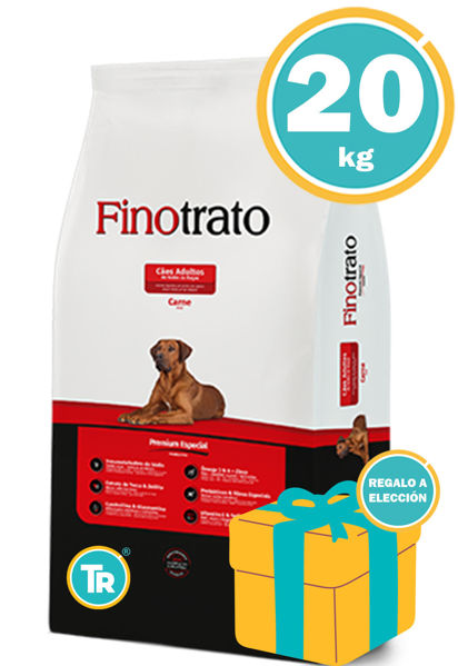 Imagen de FINOTRATO Alimento Adultos Sabor Carne 20kg