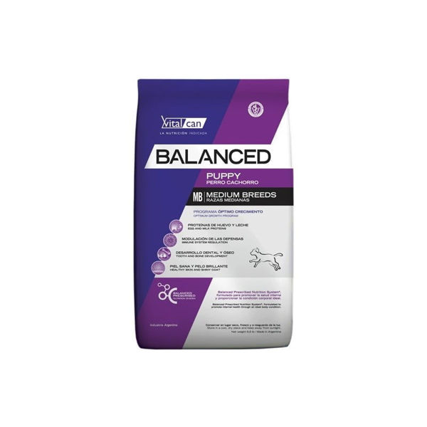 Imagen de BALANCED PERRO RAZA MED CACH  12KGS