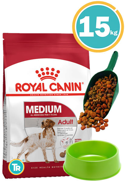 Imagen de ROYAL CANIN Medium Adult 15kg + Pala + Comedero