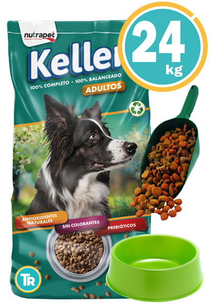 Imagen de KELLER Perro Adulto 22 + 2 kg + Pala + Comedero