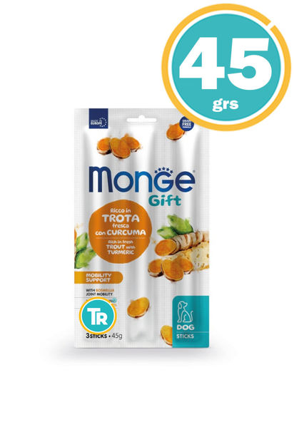Imagen de MONGE GIFT PERRO STICK MOBILITY TROTA & CURCUMA 45GR