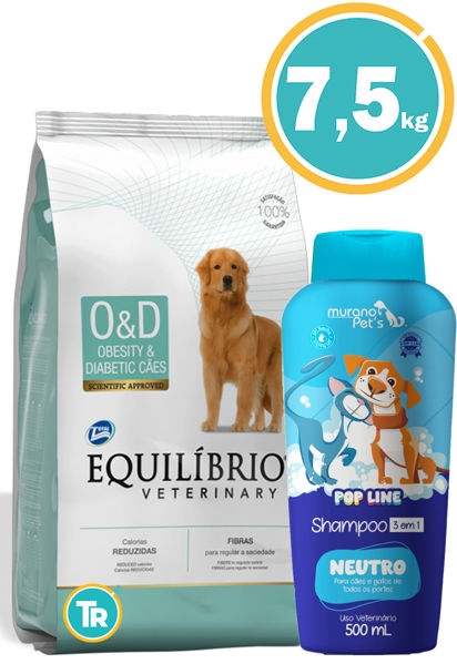 Imagen de EQUILIBRIO Canine Obesity & Diabetic 7,5 kg + Shampoo