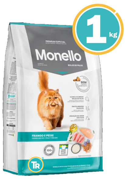 Imagen de MONELLO GATO BOLA DE PELO 1KG (POLLO Y PESCADO)