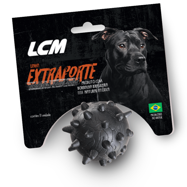 Imagen de PELOTA LCM MACIZA C/PINCHOS EXTRA FUERTE P 45MM