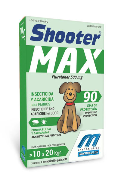 Imagen de SHOOTER MAX PERRO COMPRIMIDO 10 A 20KG