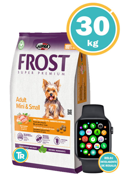 Imagen de FROST Perro Adulto Razas Pequeñas 30 Kg + Reloj
