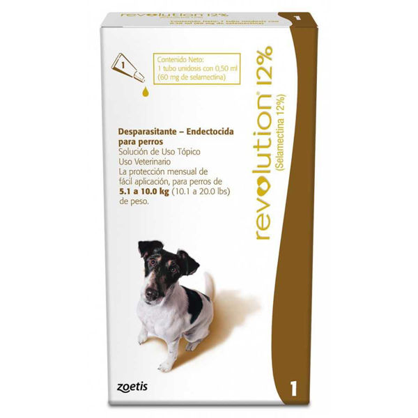 Imagen de PIPETA REVOLUTION 12% PERRO 5-10 KG