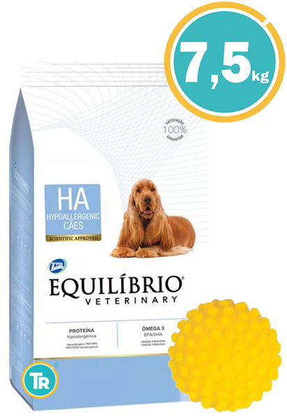 Imagen de EQUILIBRIO Canine Hypoalergenic 7,5 kg + Pelota