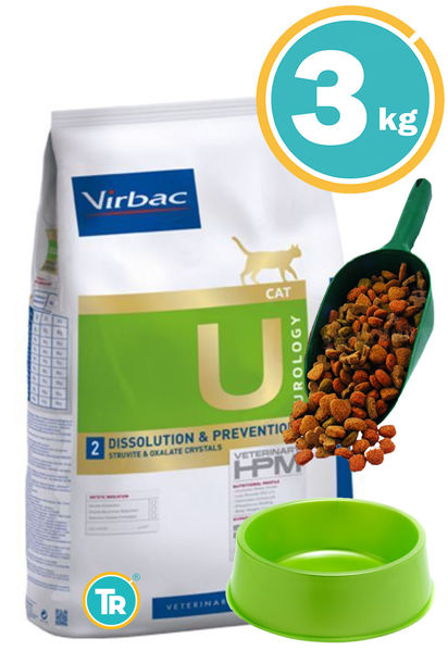 Imagen de HPM Virbac Gato Urology 3kg + Pala + Comedero