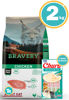 Imagen de BRAVERY GATO ADULTO POLLO 2 KG + Snack Churu (atún)