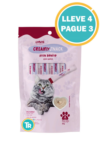 Imagen de PROMO CREAMY ATUN BONITO 60GR 3+1