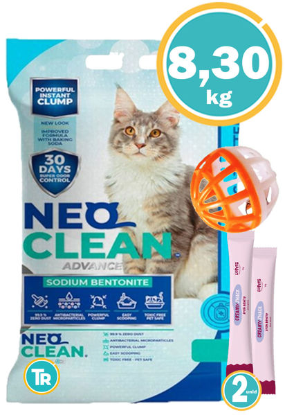 Imagen de SANITARIO NEO CLEAN VARIOS AROMAS 8.3KG + Pelota + Salsas