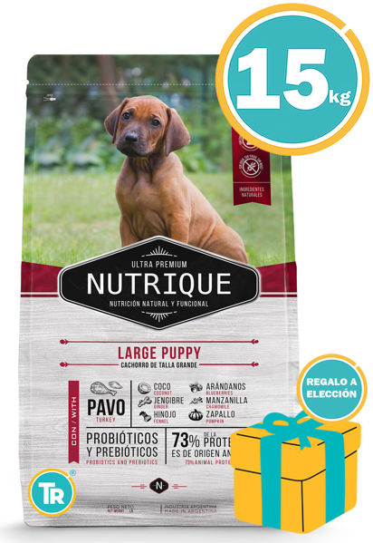 Imagen de Alimento NUTRIQUE Perro Cachorro Raza Grande 15 kg