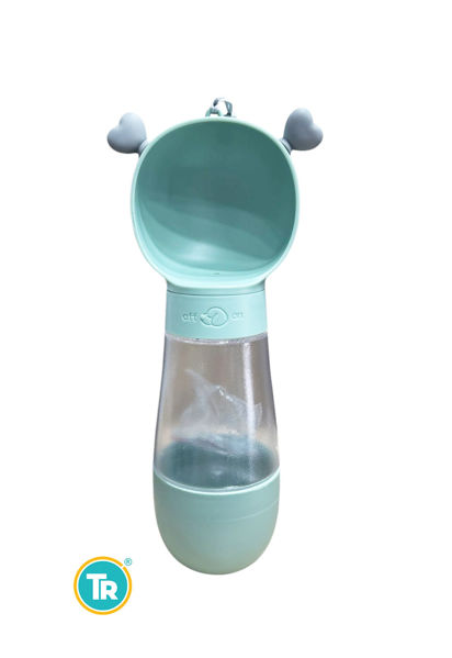 Imagen de BOTELLA/COMEDERO DE PASEO PEQUEÑO 350/180ML 11X8.2X28.2CM