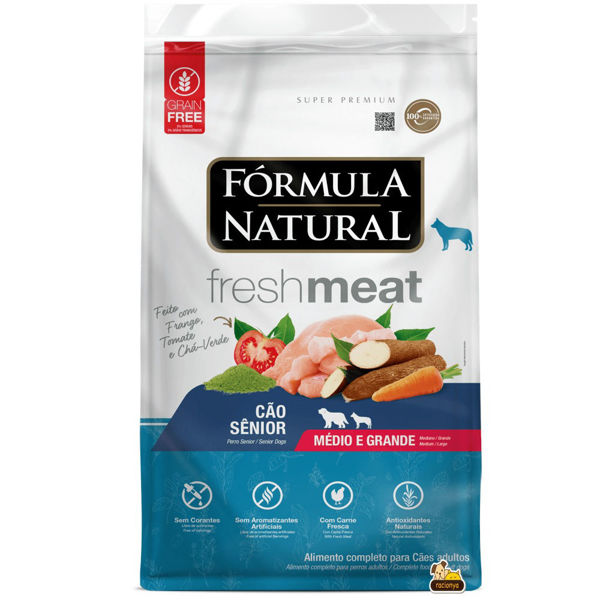 Imagen de FORMULA NATURAL FRESH MEAT DOG SENIOR MED/GDE 12KG