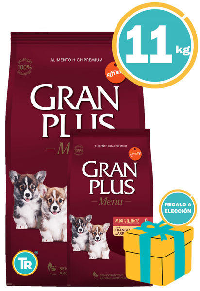Imagen de GRAN PLUS Alimento Cachorro Mini 10 + 1 kg Pollo y Arroz