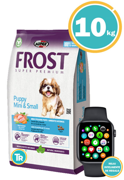 Imagen de FROST Cachorro Raza pequeña 10 kg + Reloj inteligente