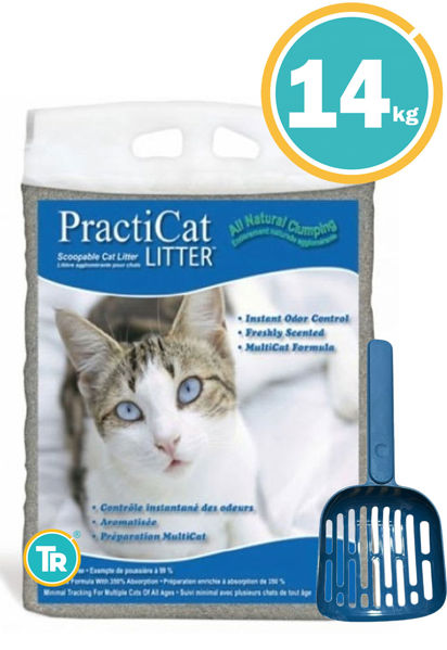 Imagen de SANITARIO PRACTICAT LITTER 14KG + Pala