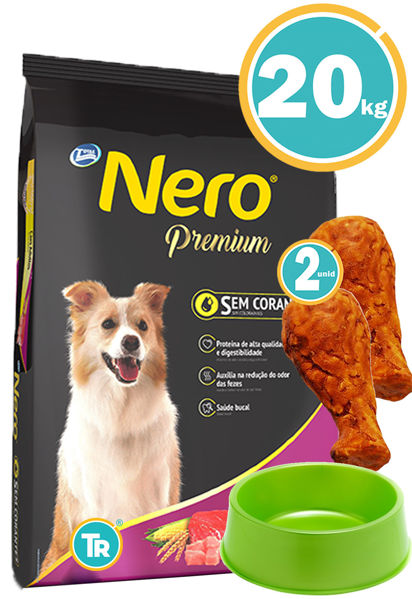 Imagen de NERO Adulto  20 Kg + Comedero + Pala