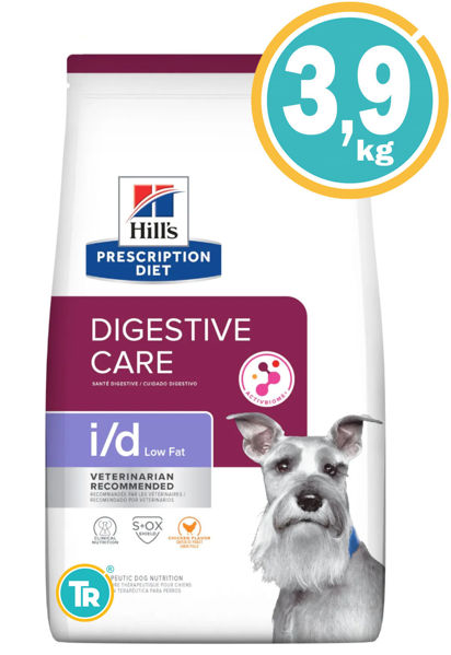 Imagen de HILLS PERRO DIGESTIVE I/D LOW FAT 3,85Kg