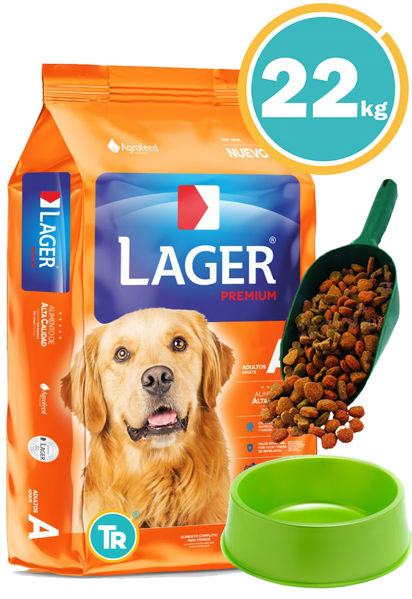 Imagen de LAGER ADULTO 22KG + Pala dosificadora + Comedero de regalo