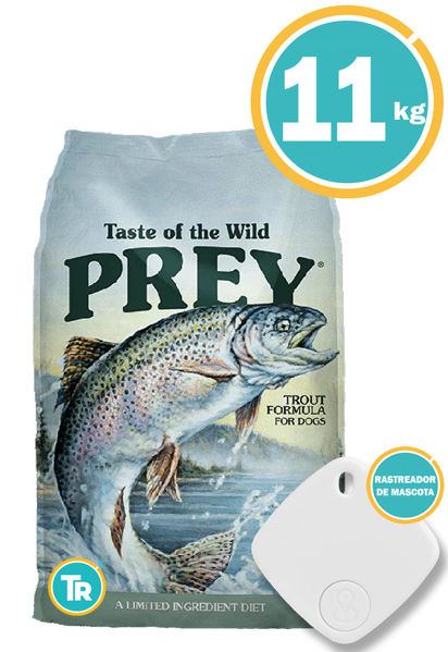 Imagen de TASTE OF THE WILD Prey Canine Trout 11.4kg + Localizador