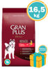 Imagen de GRAN PLUS DOG ADULTO CARNE RAZAS MEDIANAS Y GRANDES 15 + 1.5 KG