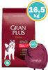 Imagen de GRAN PLUS DOG ADULTO CARNE RAZAS MEDIANAS Y GRANDES 15 + 1.5 KG