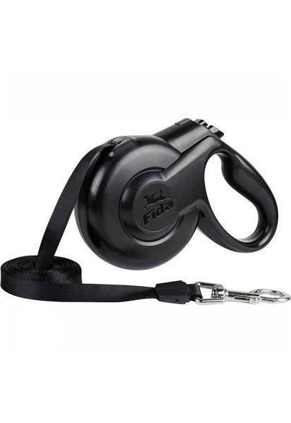 Imagen de CORREA FIDA STYLEASH RETRACTIL TALLE XS 3M NEGRO