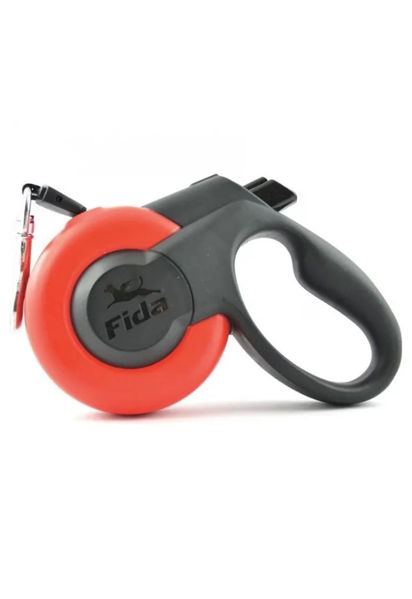 Imagen de CORREA FIDA MARS RETRACTIL TALLE M 5M ROJA