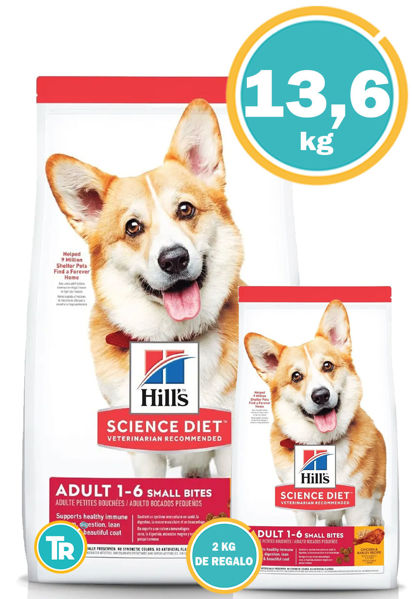 Imagen de HILLS ADULT SMALL 13.6KG + 2KG GRATIS