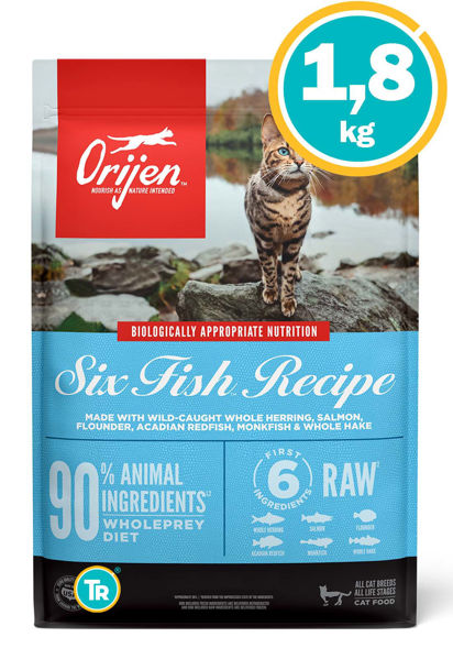 Imagen de ORIJEN SIX FISH RECIPE GATO ADULTO 1.8KG