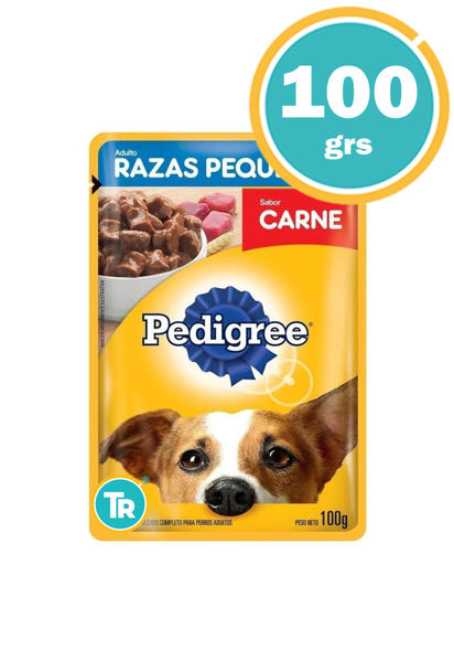 Imagen de PEDIGREE RAZAS PEQ. CARNE SOBRE 100GS - 12 UNIDADES